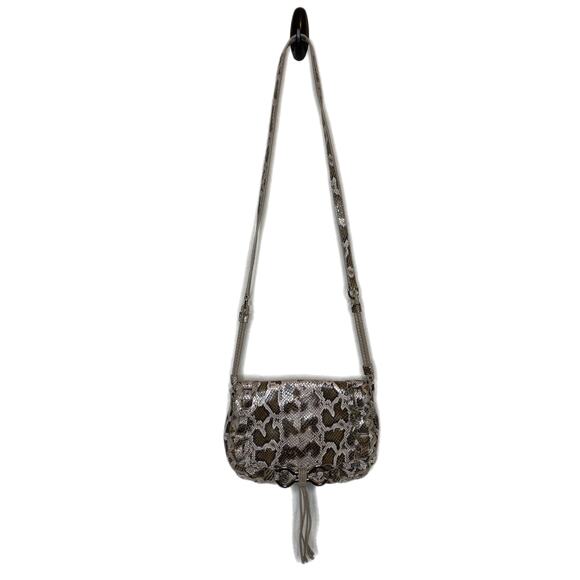 Cole Haan Snake Print Leather Crossbody - Picture 3 of 8